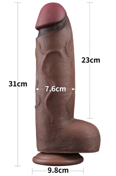 Lovetoy Dual Layered Silicone Cock XXL 31 cm - XXL-Dildo 2