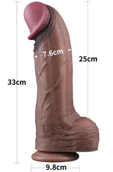 Lovetoy Dual Layered Silicone Cock XXL 33 cm - XXL-Dildo 2