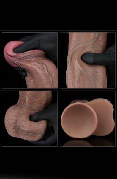 Lovetoy Dual Layered Silicone Cock XXL 33 cm - XXL-Dildo 5