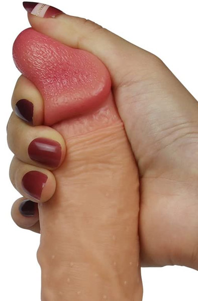 Lovetoy Dual-Layered Silicone Dildo 21,5 cm - Dildo 3