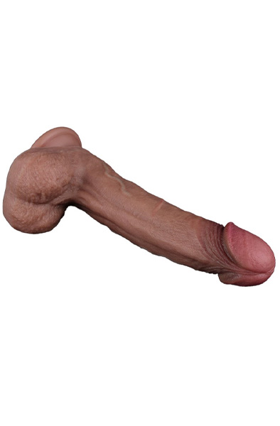 Lovetoy Dual Layered Silicone Dildo 22,5 cm - Realistischer Dildo 5
