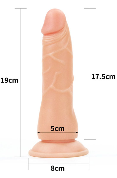 Lovetoy Easy Strapon Set 19 cm - Umschnalldildo mit Geschirr 2