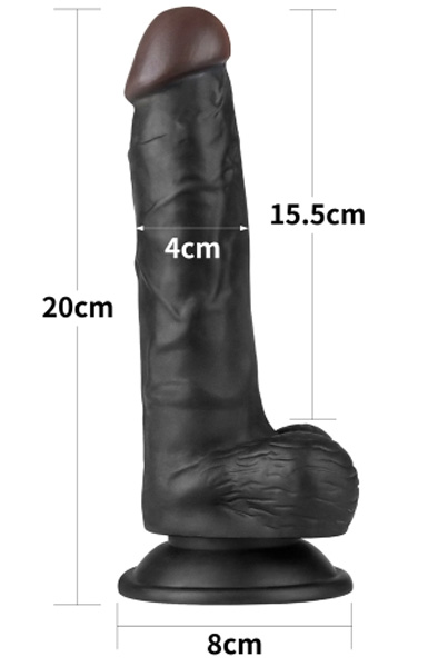 Lovetoy Easy Strapon Set Black 20 cm - Strap-on 2