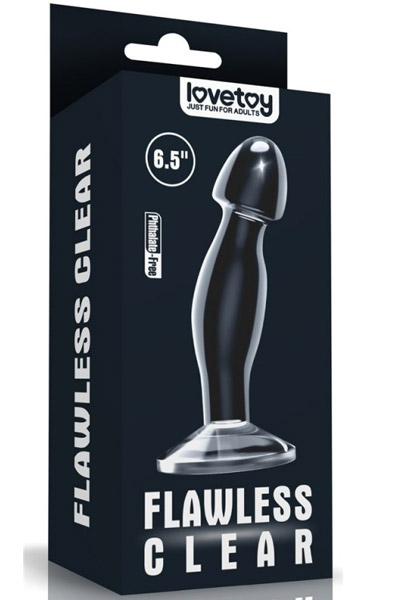 Lovetoy Flawless Clear Prostate Plug 16,5cm - Analplug 2