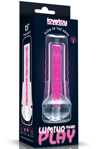 Lovetoy Lumino Play Masturbator Pink Glow - Masturbator 8