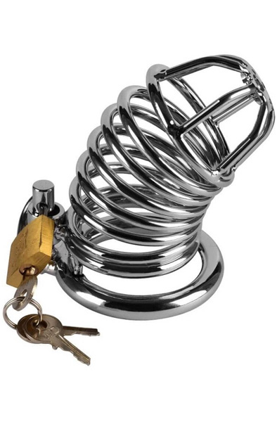 Lovetoy Metal Chastity Cage - Chastity cage 1