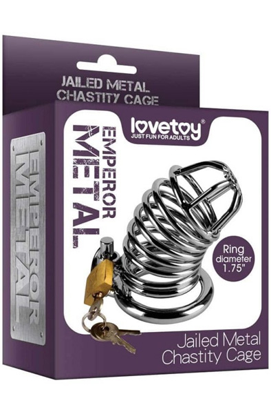 Lovetoy Metal Chastity Cage - Chastity cage 2