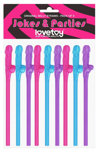Lovetoy Original Willy Straws Multicolor - Snopp Straw 2