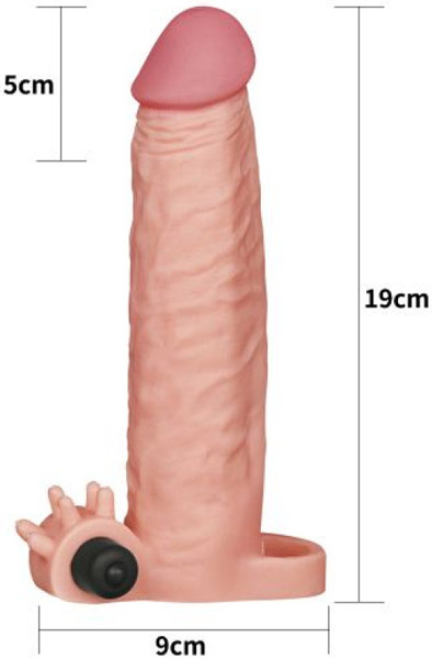 Lovetoy Pleasure Vibrating Sleeve - Vibrierender Penisverlängerer 2
