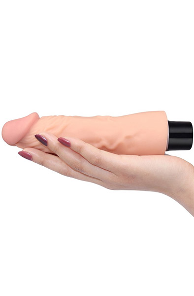 Lovetoy Real Softee Vibrating Dildo 18 cm - Vibrierender Dildo 3