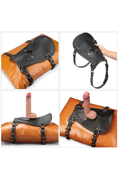 Lovetoy Rebellion Reign Dildo Saddle - Umschnalldildo mit Geschirr 3