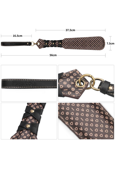 Lovetoy Rebellion Reign Love Paddle 38 cm - Spanking-Paddel 7