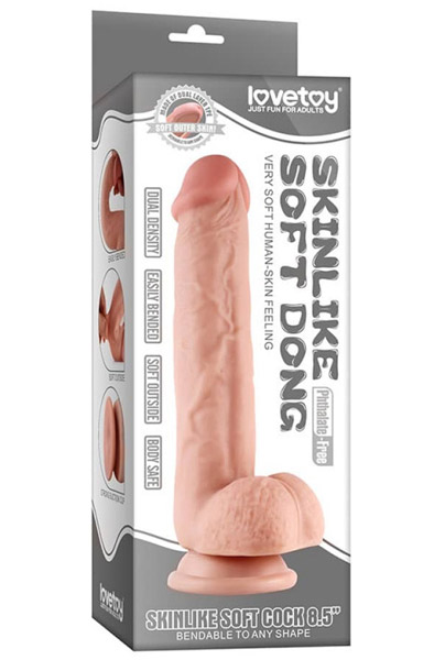 Lovetoy Skinlike Soft Cock 24,5 cm - Realistischer Dildo 3