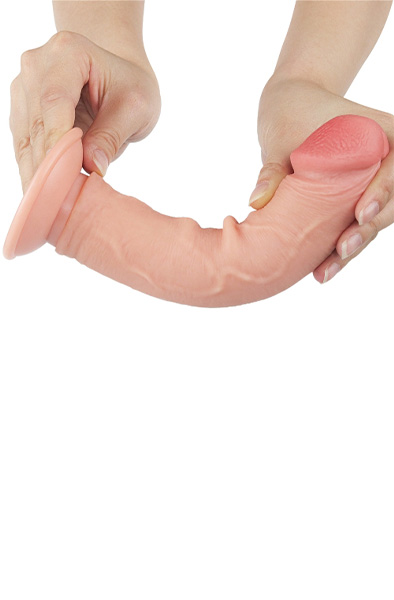 Lovetoy Sliding Skin Dual Layer Dildo 20 cm - Realistischer Dildo 3