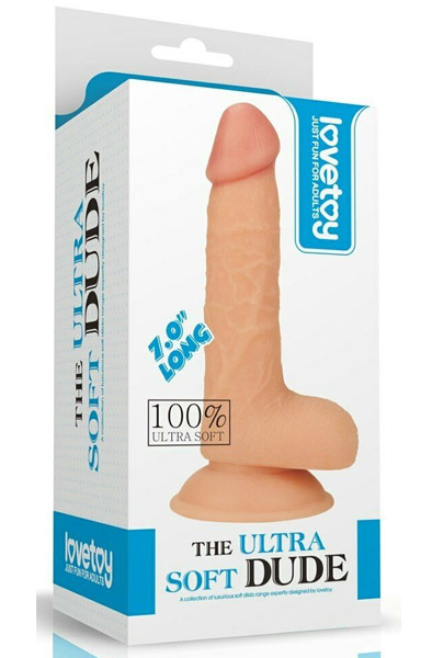 Lovetoy The Ultra Soft Dude 18cm - Dildo 4