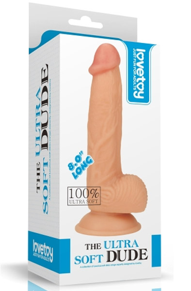 Lovetoy The Ultra Soft Dude 20 cm - Dildo 3