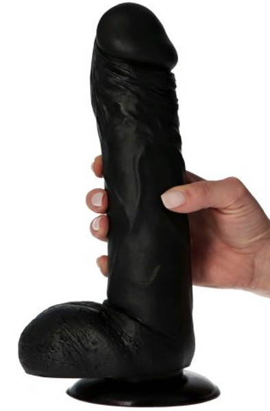 Lucio Dildo Black 28 cm - Realistischer Dildo 1