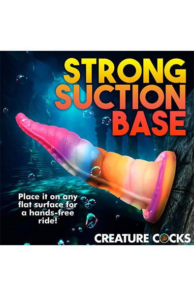 Luminoctopus Glow-In-The-Dark Dildo 18,3 cm - Drachen-Dildo 8