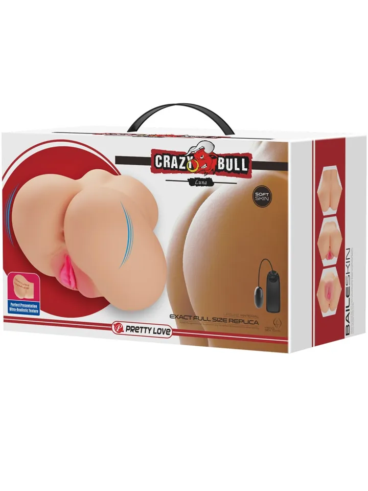 Luna Vibration Double Holes - Vibrating vagina masturbator 5