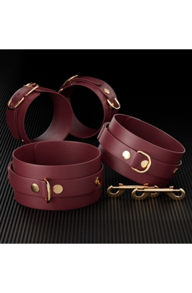 Luxury BDSM 11-pcs Kit Clarissa Red - Bondage kit 4