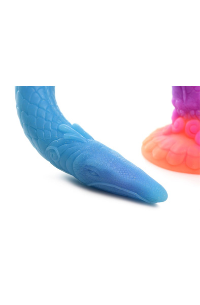 Makara Glow-in-the-Dark Silicone Snake 46 cm - Drachen-Dildo 3