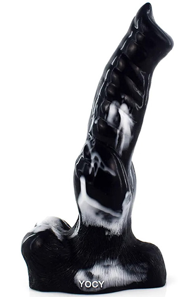 Mamthy Dildo Black/White 26 cm - Drachen-Dildo 1