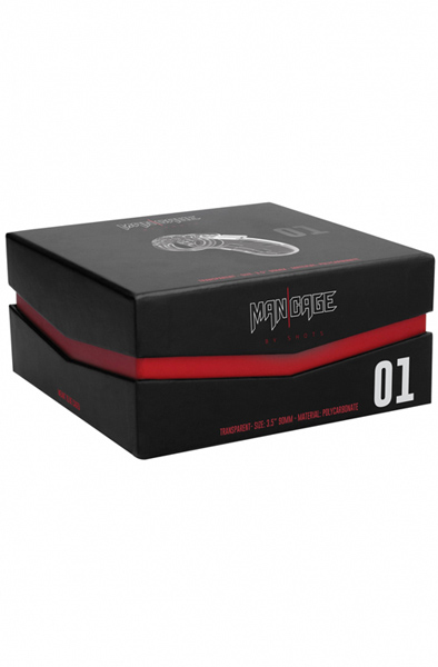 Mancage 01 Chastity Cage Transparent - Keuschheitskäfig 3