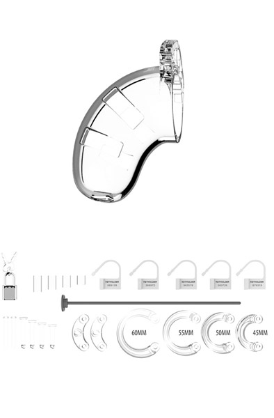 Mancage 15 Chastity Cage With Silicone Urethral Sounding - Keuschheitskäfig 3
