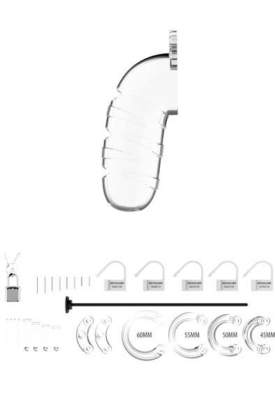 Mancage 17 Chastity Cage With Silicone Urethal Sounding - Keuschheitskäfig 2