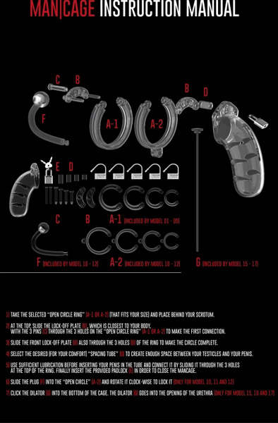 Mancage 17 Chastity Cage With Silicone Urethal Sounding - Keuschheitskäfig 3