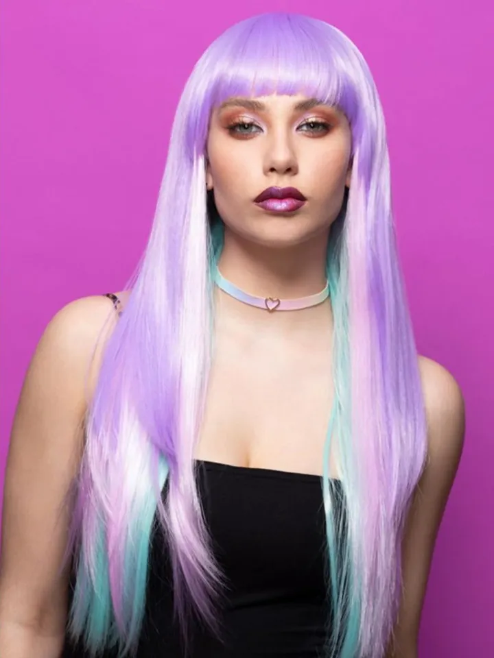 Manic Panic Lavender & Aqua Wig - Wig 1 [full]