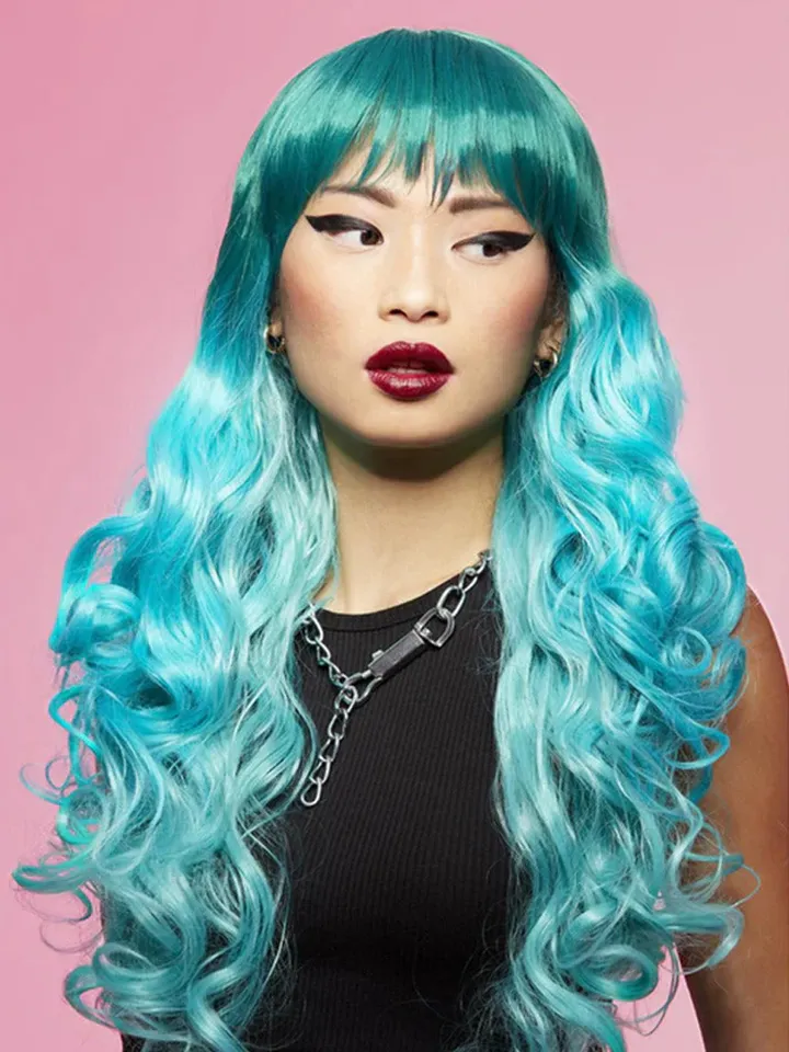 Manic Panic Mermaid Aqua Wig - Wig 1 [full]