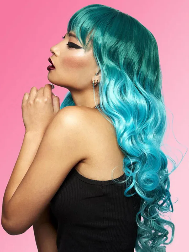 Manic Panic Mermaid Aqua Wig - Wig 2 [full]