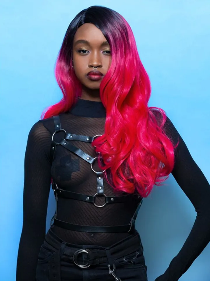 Manic Panic Red Curls Wig With Dark Roots - Wig 2 [full]