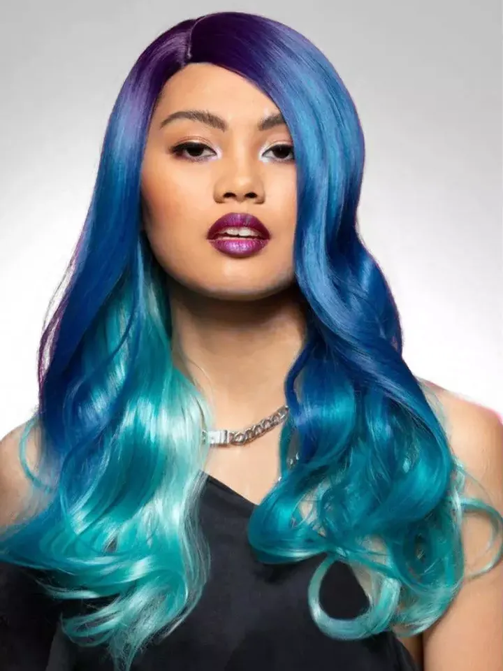 Manic Panic Two Tone Mermaid Wig - Wig 2 [full]