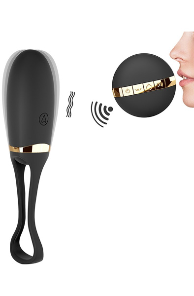 Marc Dorcel Secret Delight Black - Vibrierendes Ei 1