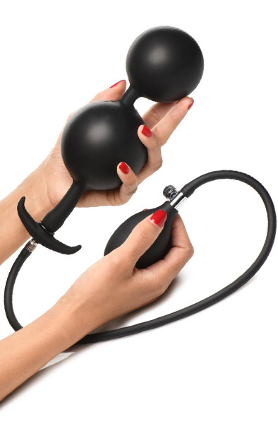 Master Series Inflatable Silicone Anal Plug - Aufblasbarer Analplug 1