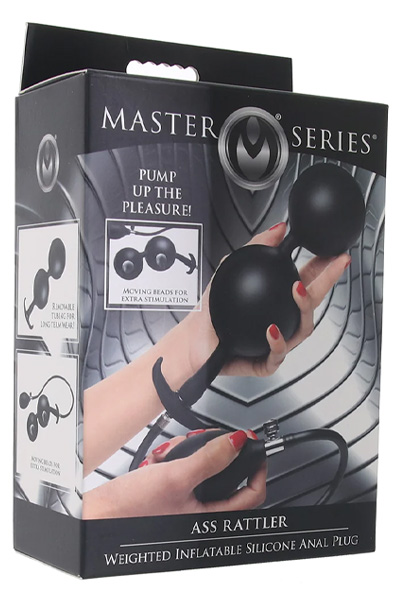 Master Series Inflatable Silicone Anal Plug - Aufblasbarer Analplug 6