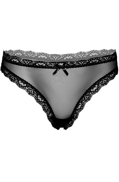 Mesh Tanga mit geraffter Rückseite - Slip 3