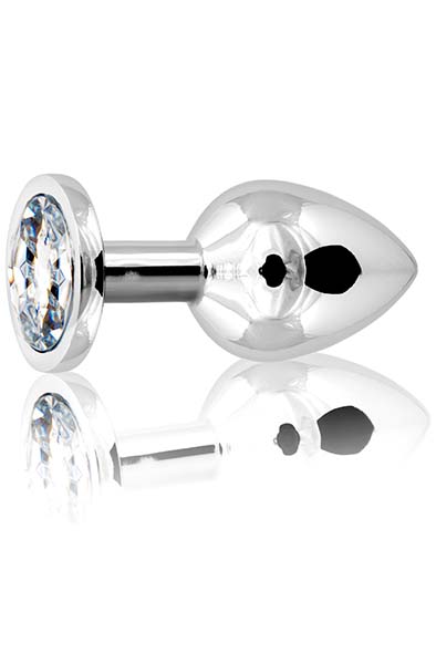 Metal Butt Plug Silver Medium - Analplug aus Metall 1