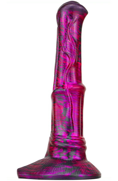 Metallic Fantasy Dildo Joll Purple/Black 26 cm - Drachen-Dildo 1