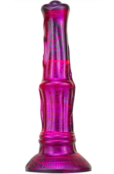 Metallic Fantasy Dildo Joll Purple/Black 26 cm - Drachen-Dildo 2