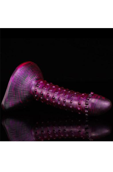 Metallic Fantasy Dildo Saperli Purple/Black 19 cm - Drachen-Dildo 2