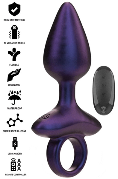 Michael Vibrating Anal Plug Remote Control - Vibrating anal plug 1