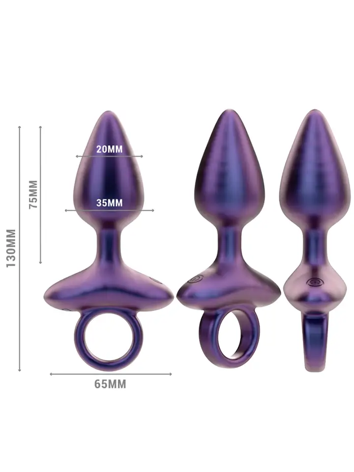 Michael Vibrating Anal Plug Remote Control - Vibrating anal plug 3