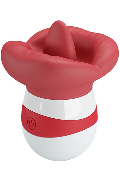 Mina Tongue Stimulator Light Red - Clitoral stimulator 2