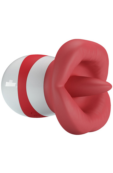 Mina Tongue Stimulator Light Red - Clitoral stimulator 3