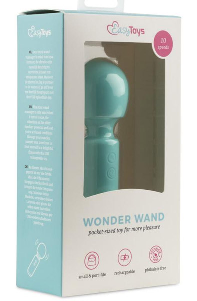 Mini Vibe Wand Vibrator Aqua - Zauberstab/Massagestab 3