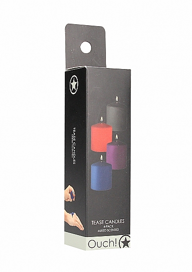 Mix Scent Tease Candles 4-pack - Kerzen mit heißem Wachs 2