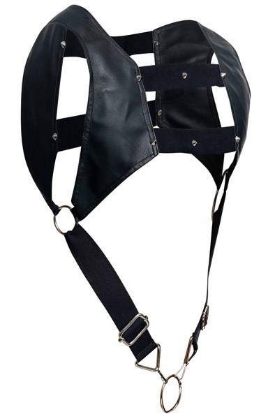 MOB Eroticwear Top Cockring Harness - Bondage-Set 3